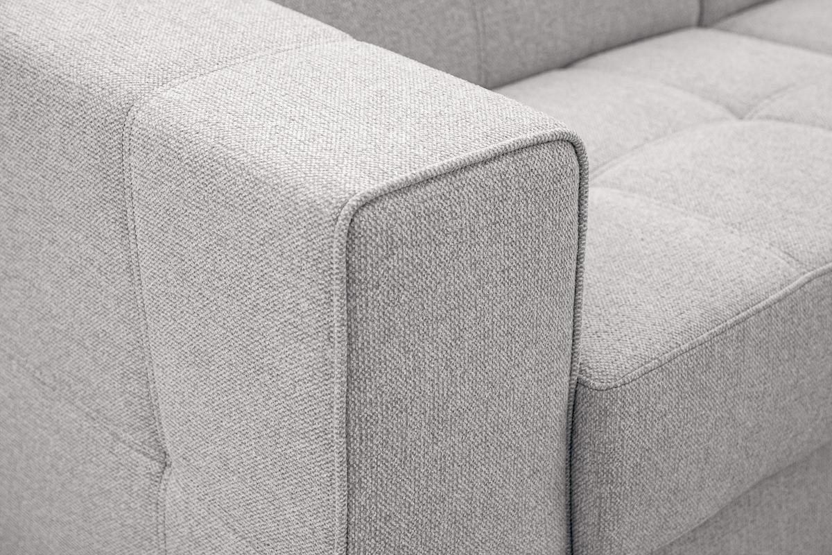 SOFA QUARTZ 3-Sitzer mit Ausziehsitz, creme - Creme, Holzwerkstoff/Textil (202/80/102cm) - Wozimo