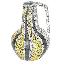 DEKOVASE Terrakotta bunt Malakka - Multicolor, Stein (34cm) - Beliani