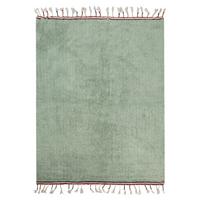 KURZFLOR-TEPPICH Grün 140/200 cm Caparli - Grün, Textil (140/200cm) - Beliani