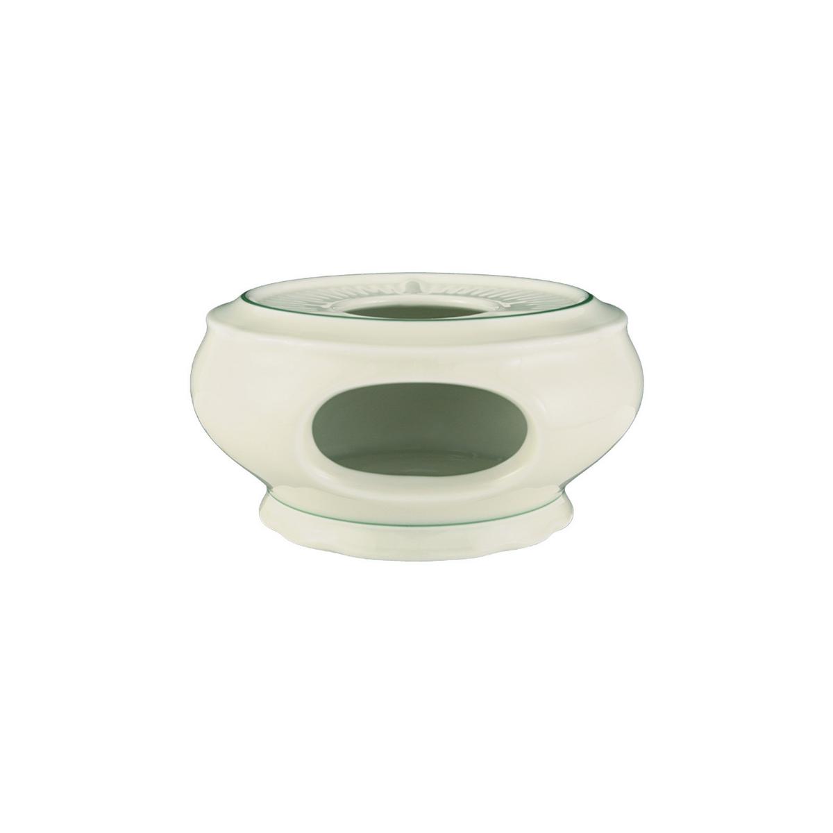STÖVCHEN Marieluise Weihnachten weiß-grün ø 15,3 cm - Weiß/Grün, Keramik (15.3/7.7cm) - Seltmann Weiden