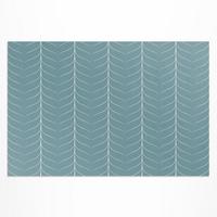 TEPPICH 60x90 cm Linear Modern - Türkis, Kunststoff (60/90cm) - Wallfluent