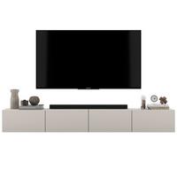 TV-LOWBOARD 2-er Set Enjoy Kaschmir Matt 120 cm - Kaschmir, Holzwerkstoff (240/30/35cm) - Meble Lindner