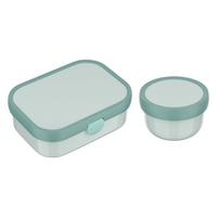 OBST- UND BENTOBOX Campus (2025) Cool Mint 300 & 750 ml 2er Set - Mintgrün, Kunststoff (2/2/2cm) - Mepal