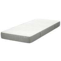 GEL-MEMORY-SCHAUMMATRATZE H2/3 Mittel 90/200 cm Happiness - Weiß, Textil (90/200cm) - Beliani