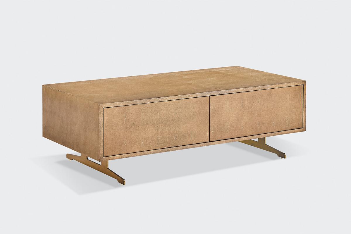 LOWBOARD GALA Gold Holz - Goldfarben, Holz/Metall (120/40/60cm) - KAWOLA