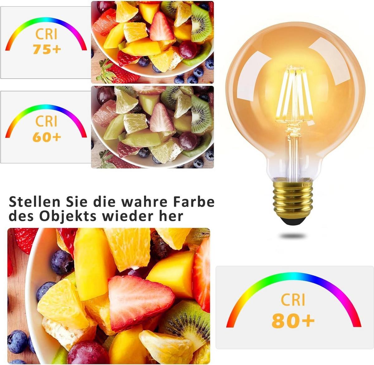 LED-LEUCHTMITTEL E27 4W(2er-set) - Transparent, Glas (8/14cm) - Nettlife