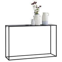 KONSOLENTISCH Turia - Schwarz, Metall (32/115/74cm) - [en.casa]