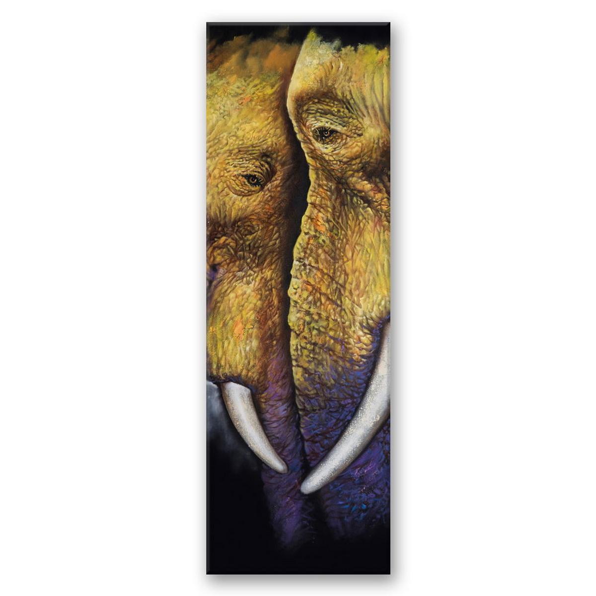 KUNSTDRUCK Braun 50/150 cm - Braun, Textil (50/150cm) - KUNSTLOFT