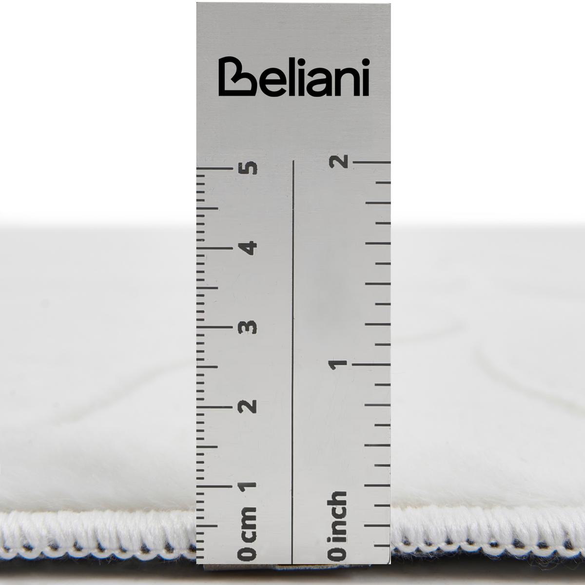 TEPPICH Cremeweiß 160 cm Hood - Creme/Weiß, Textil (160/160cm) - Beliani