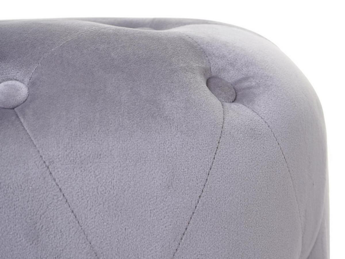 HOCKER Grau - Grau, Textil (39/42/39cm) - MCW