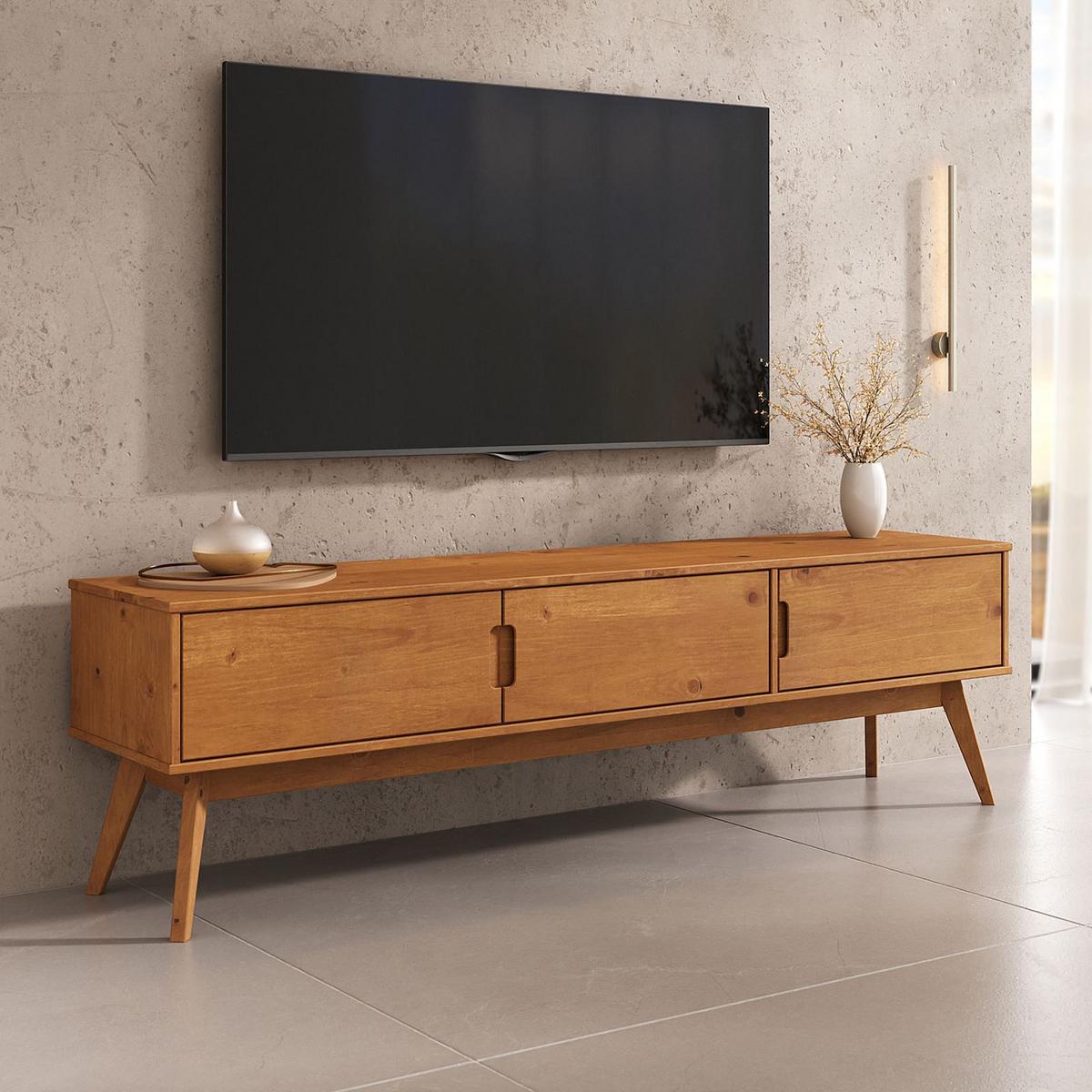LOWBOARD TIVOLI Eiche - Eichefarben, Holz (180/52/41cm) - IDIMEX