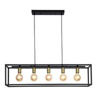 HÄNGELEUCHTE Rouen - Schwarz, Metall (16/110/26cm) - lux.pro