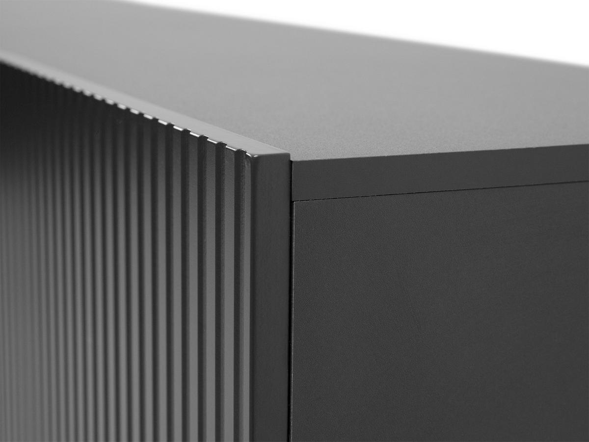 NACHTTISCH Vamos Grey (2 Stück) - Anthrazit/Schwarz, Holzwerkstoff/Kunststoff (45/52/40cm) - MIRJAN24