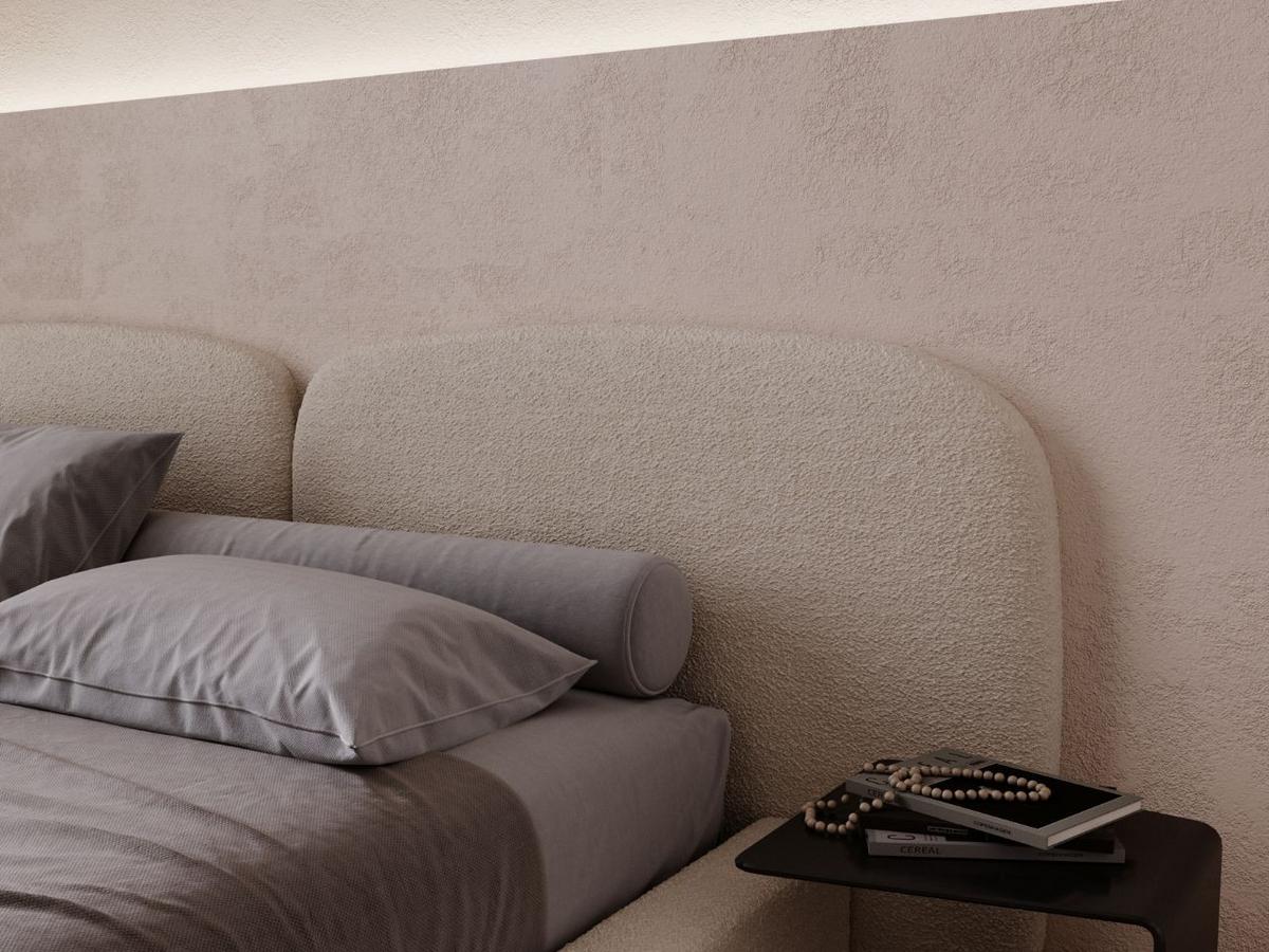 POLSTERBETT Palermo 200x200 Beige - Beige, Textil (200/200cm) - Graingold