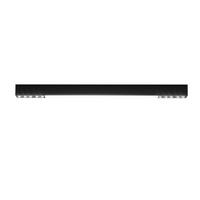 LED-DECKENLEUCHTE Korngrimm 5.2/3.3/80 cm - Schwarz, Kunststoff (80/5.2/3.3cm) - ZMH