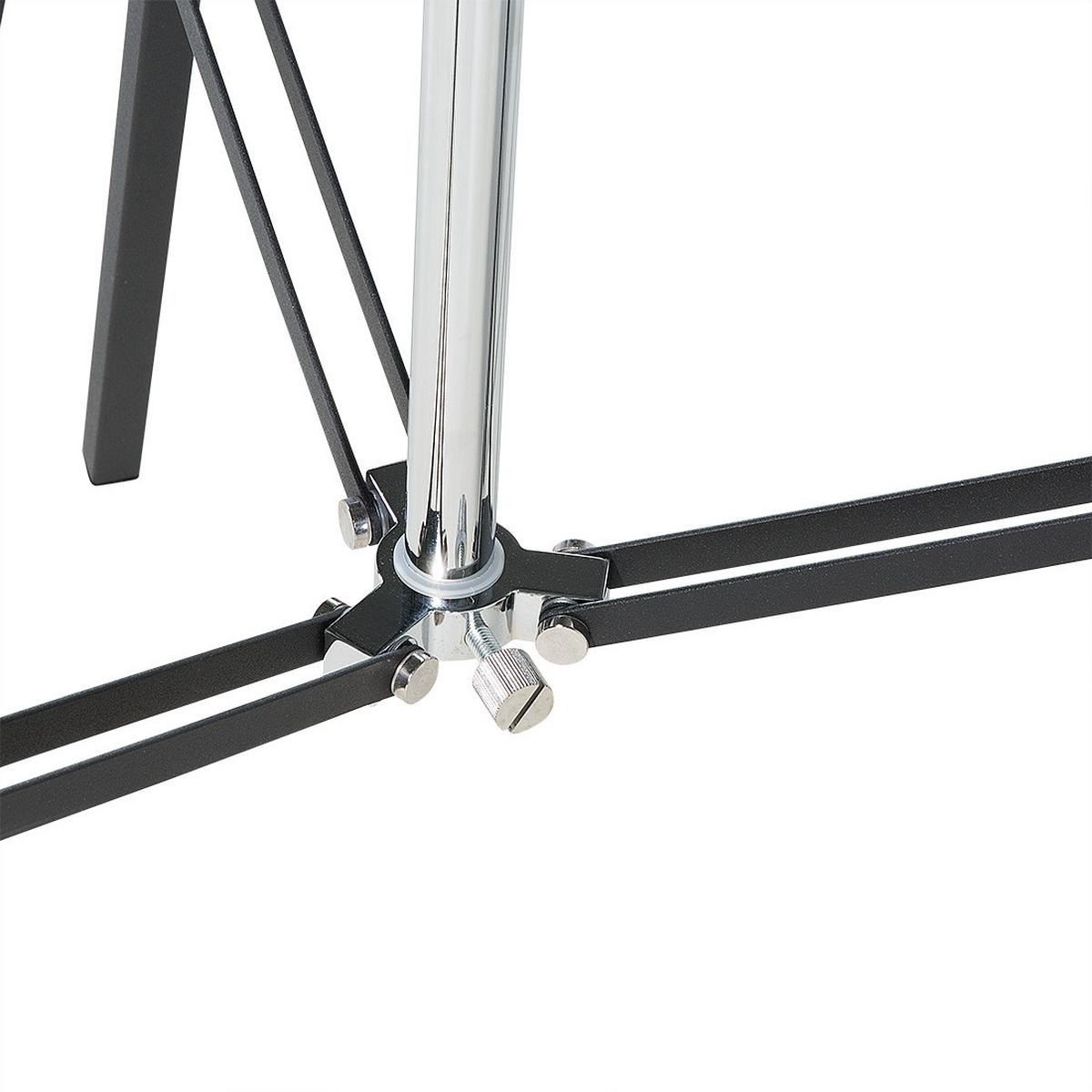 STEHLEUCHTE Thames 53/53/165 cm - Schwarz, Metall (53/53/165cm) - Beliani