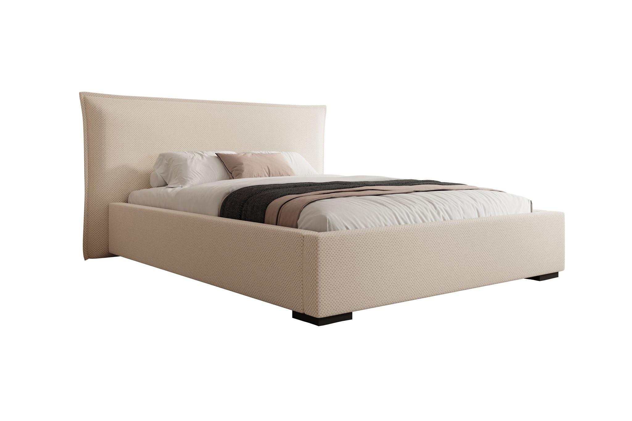 POLSTERBETT Amada In Pop - Kupferfarben, Holzwerkstoff/Textil (180/200cm) - Fun Möbel