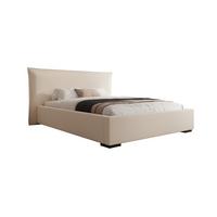 POLSTERBETT Amada Komplettset In Pop - Beige, Holzwerkstoff/Textil (140/200cm) - Fun Möbel