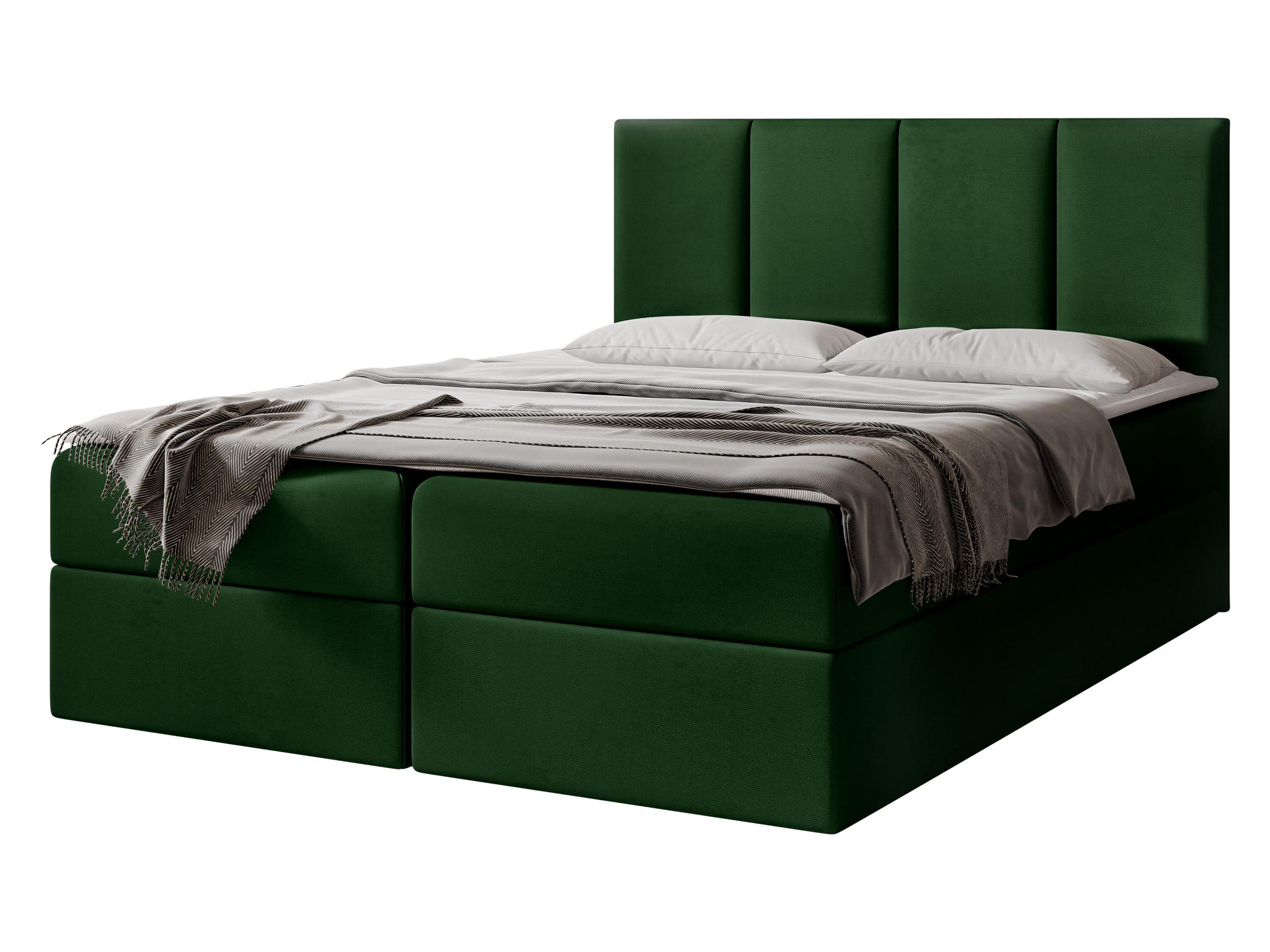 BOXBETT Rebos - H3 - Grün, Holz/Textil (160/200cm) - MIRJAN24