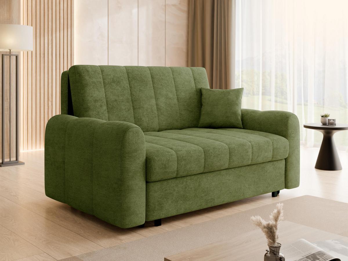 SCHLAFSOFA Viva Moon III - Schwarz/Grün, Holz/Metall (168/85/98cm) - MIRJAN24