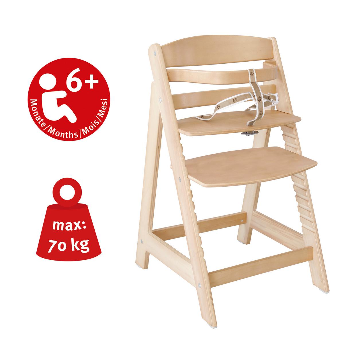 HOCHSTUHL Sit Up III Natur - Naturfarben, Holzwerkstoff (44.5/80/54cm) - Roba