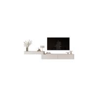TV-MÖBEL-SET SAGE 272/40/43 cm Kaschmir hängend Push-to-Open - Kaschmir, Holzwerkstoff (272/43/40cm) - Lookway
