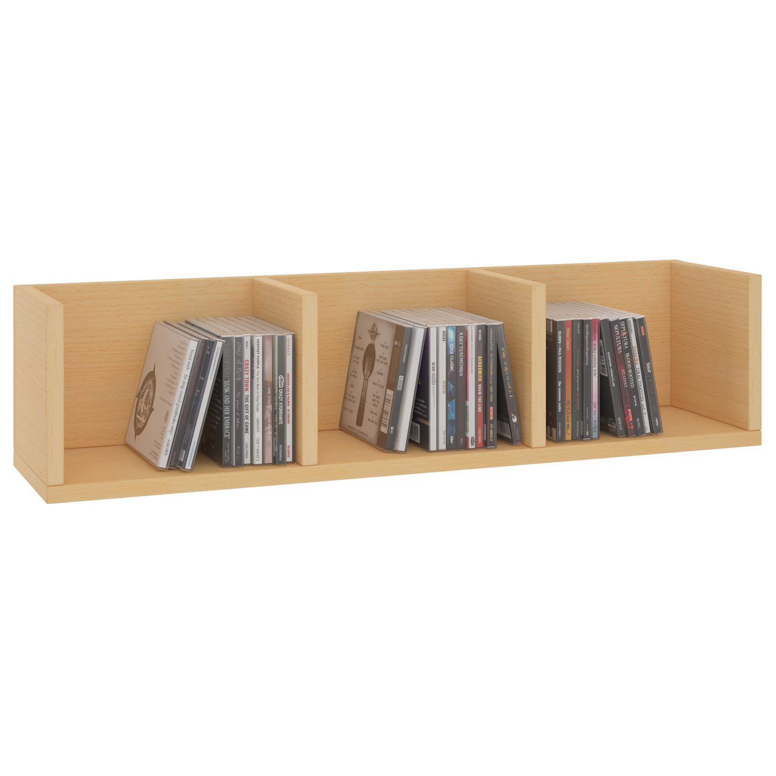 CD/DVD- REGAL STARS buchefarben - Buchefarben, Holzwerkstoff (75/18/18cm) - CARO-Möbel