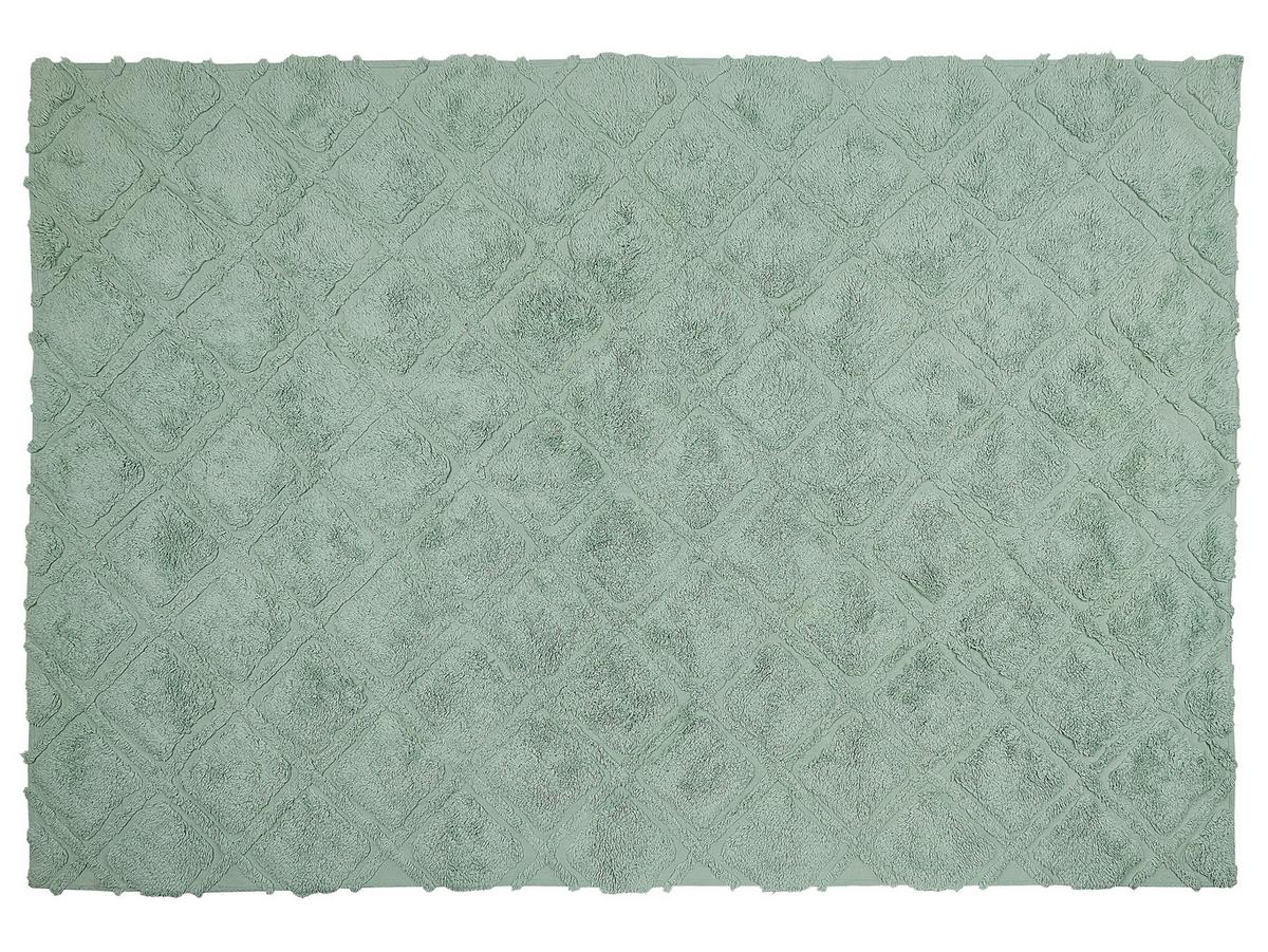 KURZFLOR-TEPPICH Hatay 200/140 cm - Grün, Textil (140/200cm) - Beliani