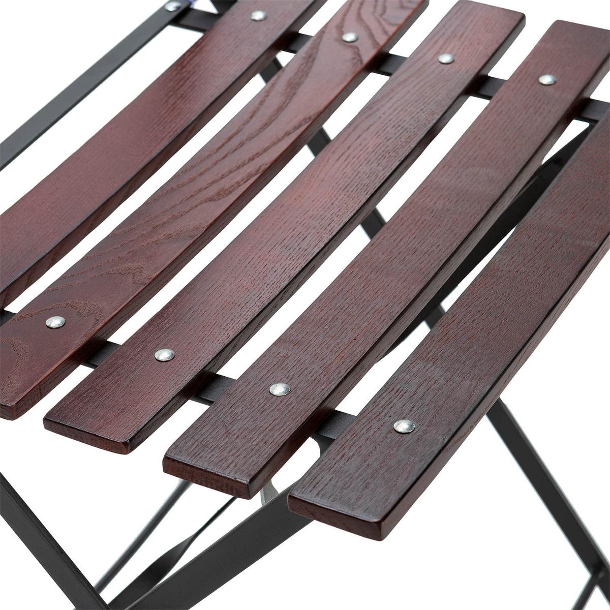 GARTENKLAPPSTUHL-SET Agata Metall - Schwarz, Metall (42/76/55cm) - VS Venta-stock