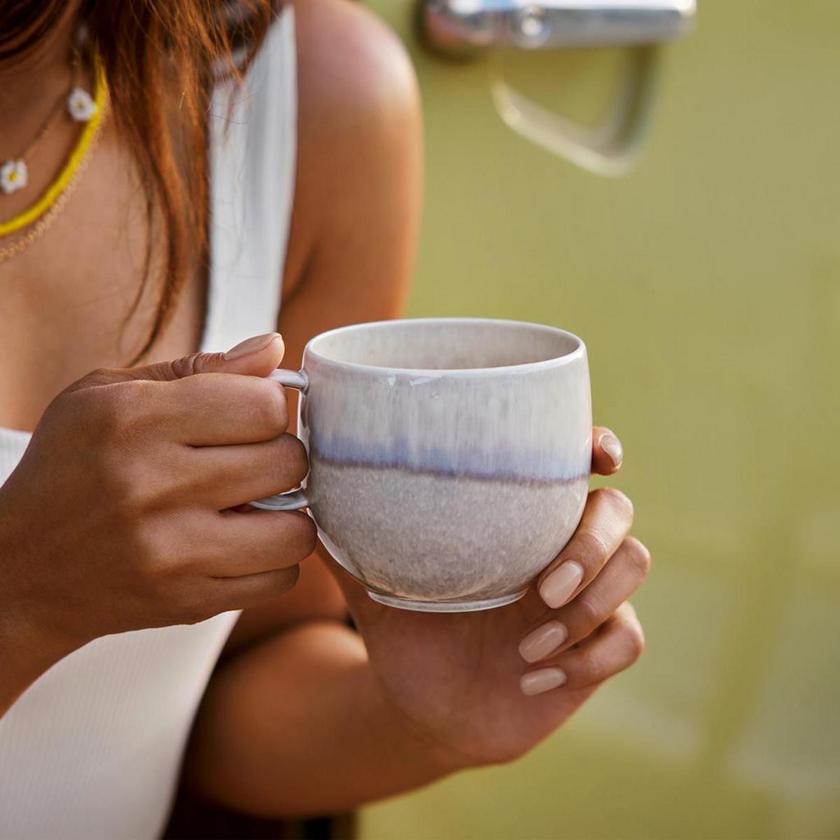 KAFFEETASSEN MIT UNTERTASSEN Perlemor Sand beige 190 ml 6er Set - Beige, Keramik (16.1/9.4/16.1cm) - like.Villeroy & Boch