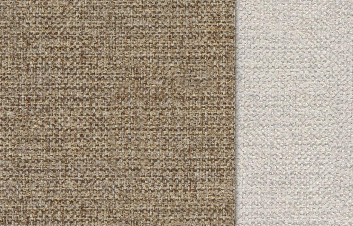 SOFA OTTO 2-Sitzer, taupe - Taupe/Schwarz, Holz/Textil (171/89/98cm) - Wozimo