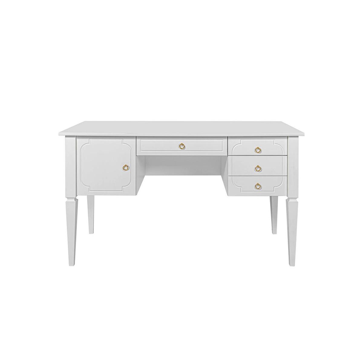 SCHREIBTISCH Royal Weiß - Weiß, Holzwerkstoff (60/132/78cm) - Petits-meubles
