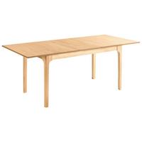 ESSTISCH ausziehbar Helle Esche 160-200/90 cm Delmas - Hellbraun, Holzwerkstoff (160/90/76cm) - Beliani