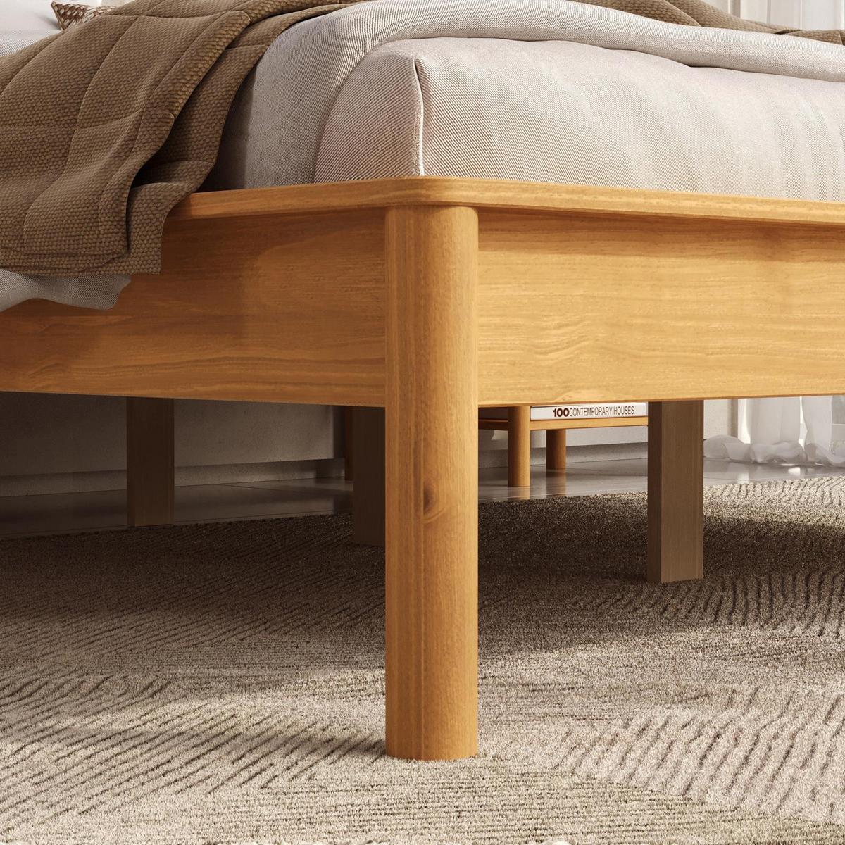 MASSIVHOLZBETT APOANA 180x200 cm Eiche - Eichefarben, Holz (180/200cm) - IDIMEX