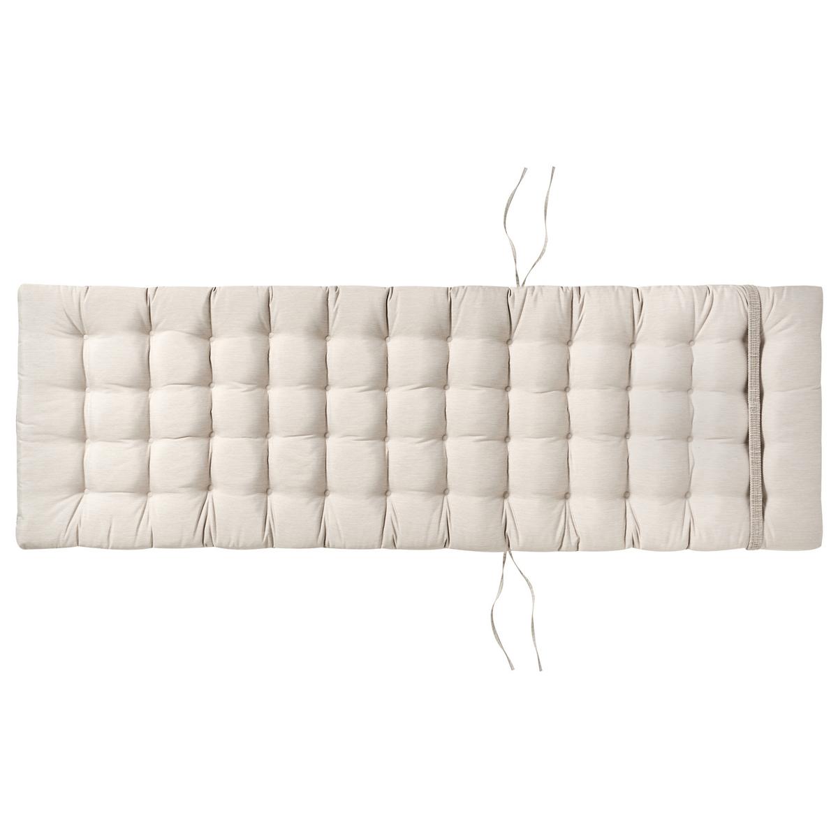 LIEGENAUFLAGE Hellbeige 56/192 cm Cesana Premium - Beige, Textil (192/5/56cm) - Beliani