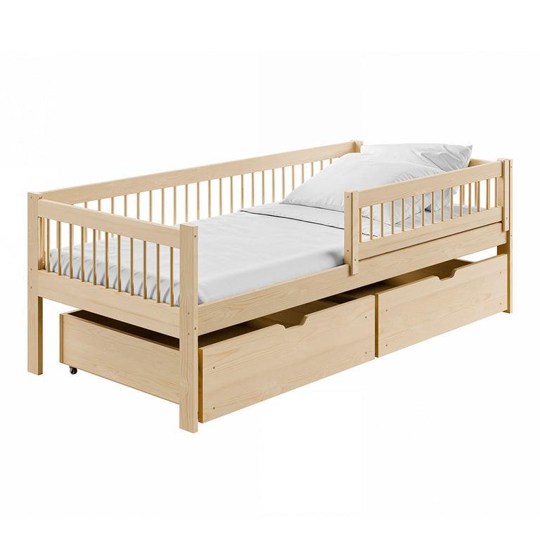 BETT 90/190 Edouard Holz - Braun, Holzwerkstoff (90/190cm) - Petits-meubles