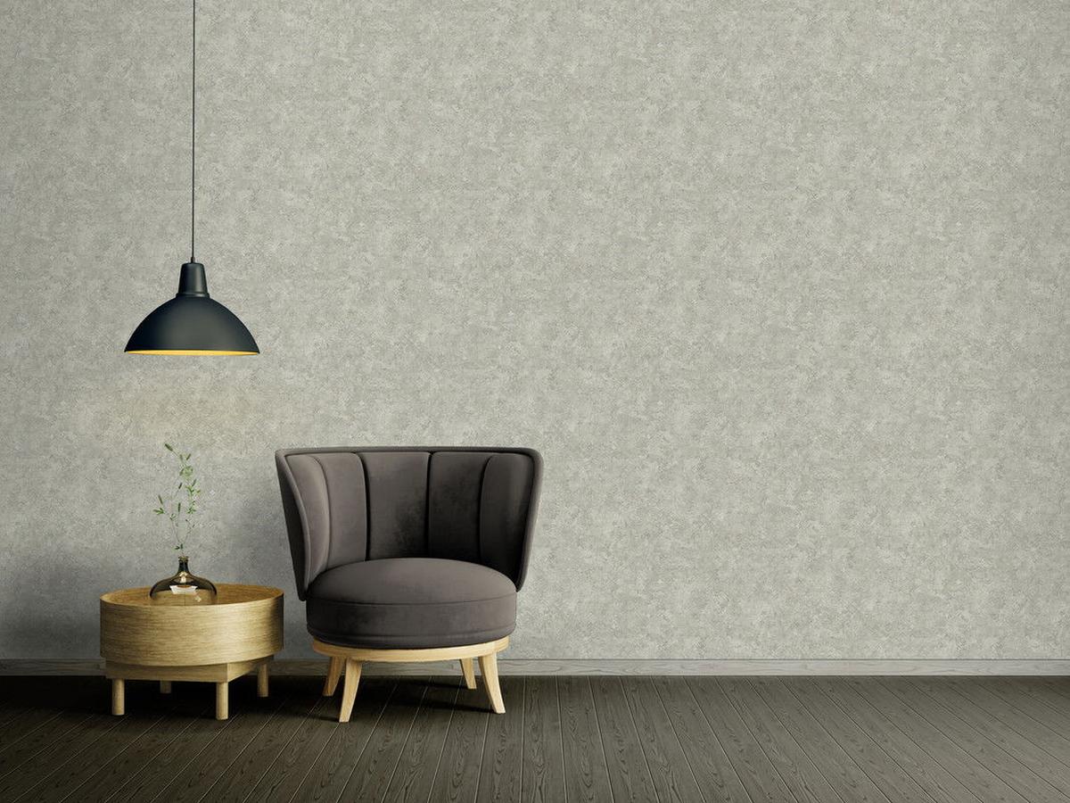 VLIESTAPETE Grün 53/1005 cm - Grün, Textil (53/1cm) - KUNSTLOFT