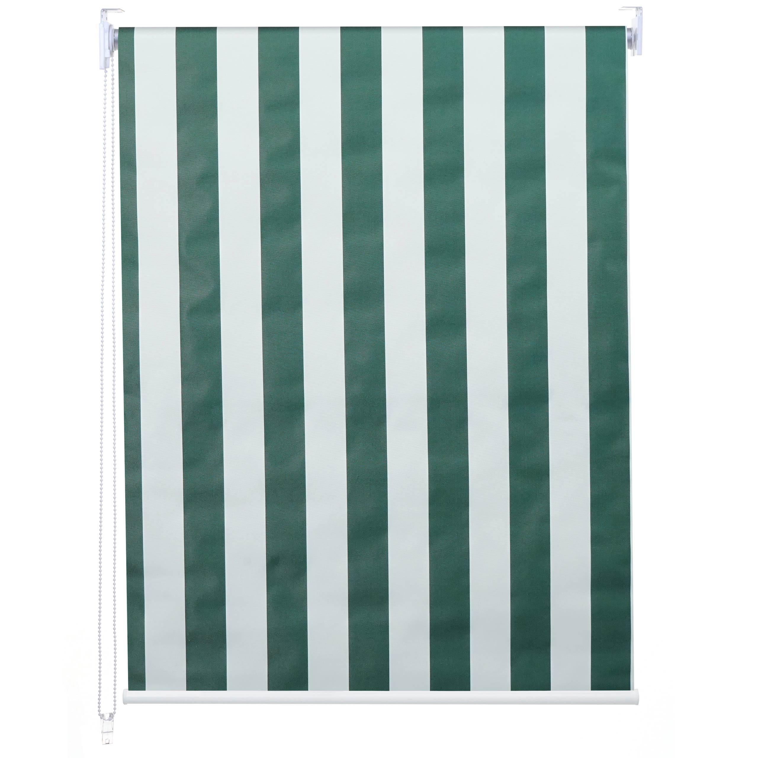 ROLLO Grün, Weiß - Weiß/Grün, Textil (60/230/7cm) - MCW