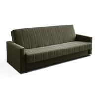 SCHLAFSOFA VERO MAX mit Schlaffunktion Castel 39 - Grün, Textil (191/88/90cm) - Lookway