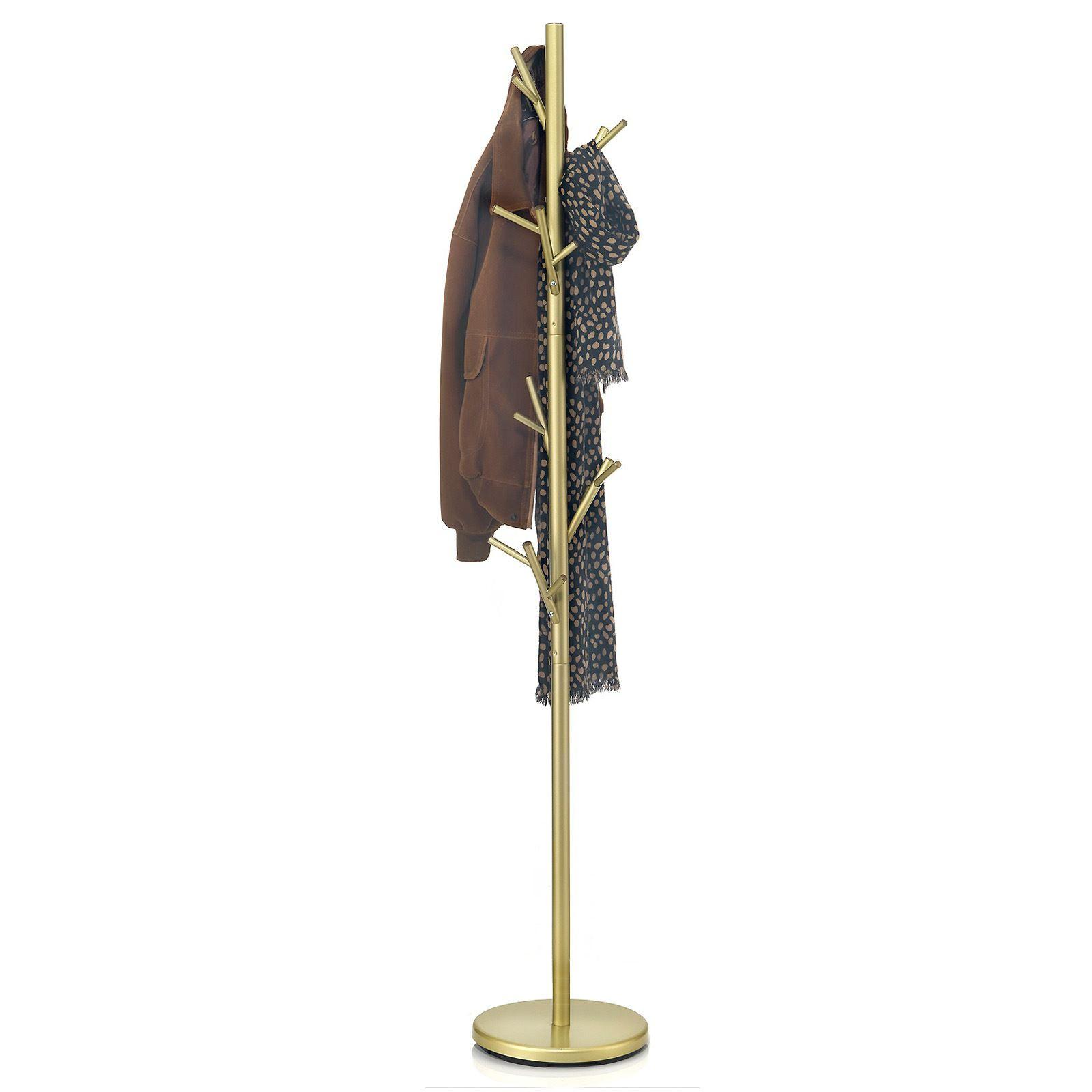 KLEIDERSTÄNDER ZENO gold - Goldfarben, Metall (30/177/30cm) - IDIMEX