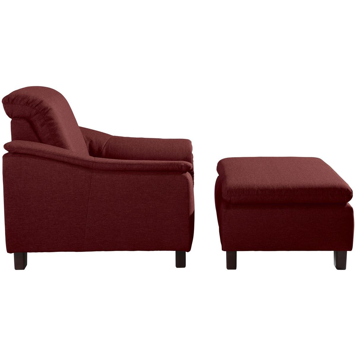 POLSTERSESSEL Kaylil Flachgewebe rot - Rot, Kunststoff (87/82/100cm) - 58aufmkessel