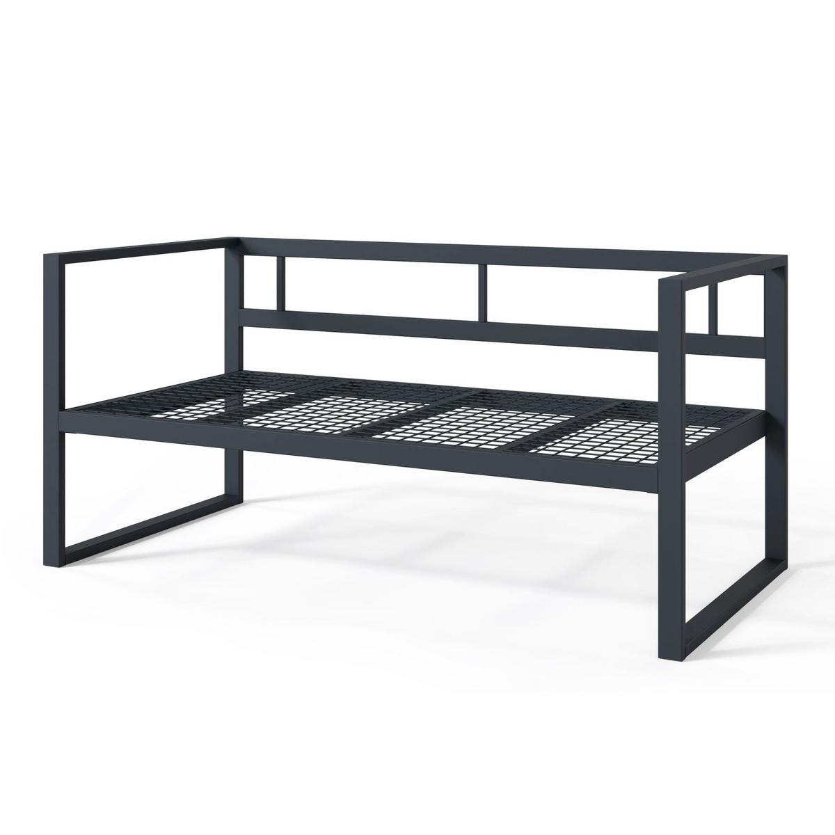 GARTEN-SOFA Dywilly Braun/Schwarz - Braun, Textil (128/72/65cm) - Selsey