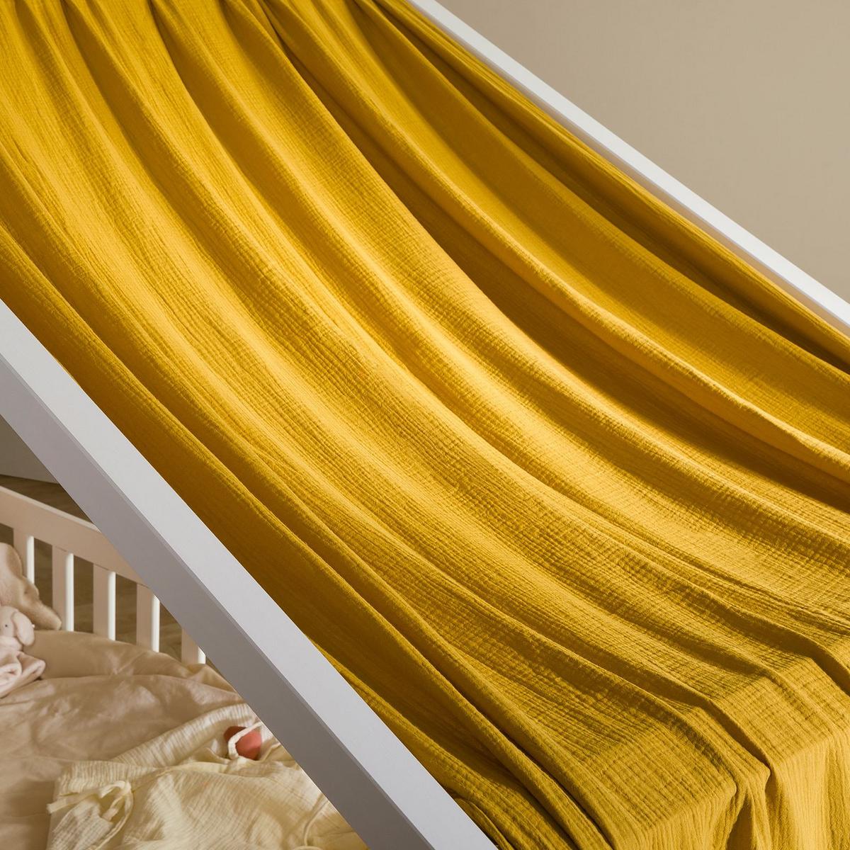 HAUSBETT-HIMMEL LIAN - Gelb, Textil - IDIMEX