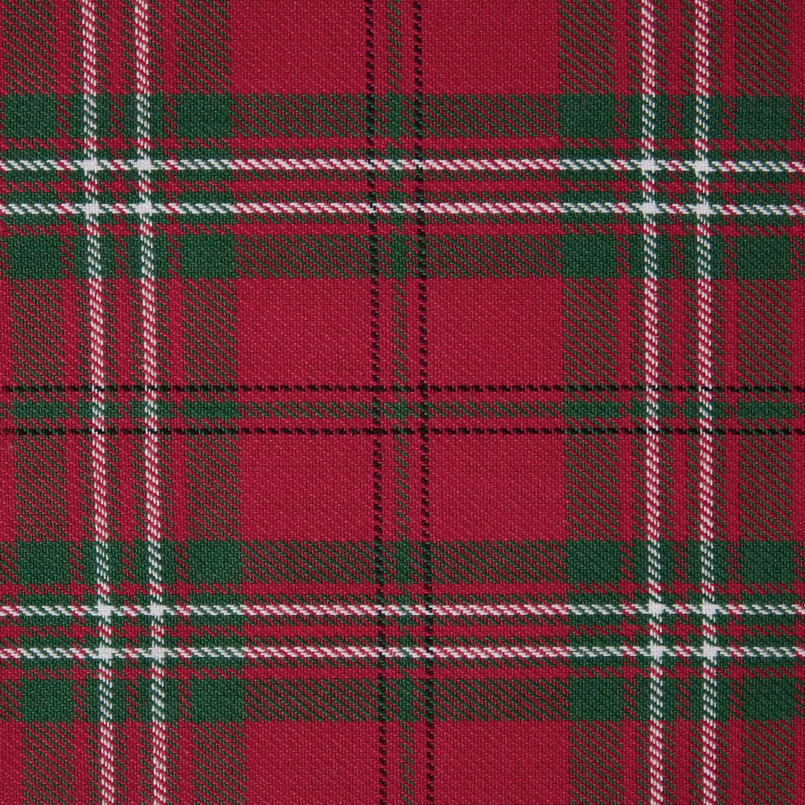BAUMWOLLSTOFF Meterware Schottenkaro Edward rot-grün, 150 cm - Rot, Textil (150/100cm) - Homescapes
