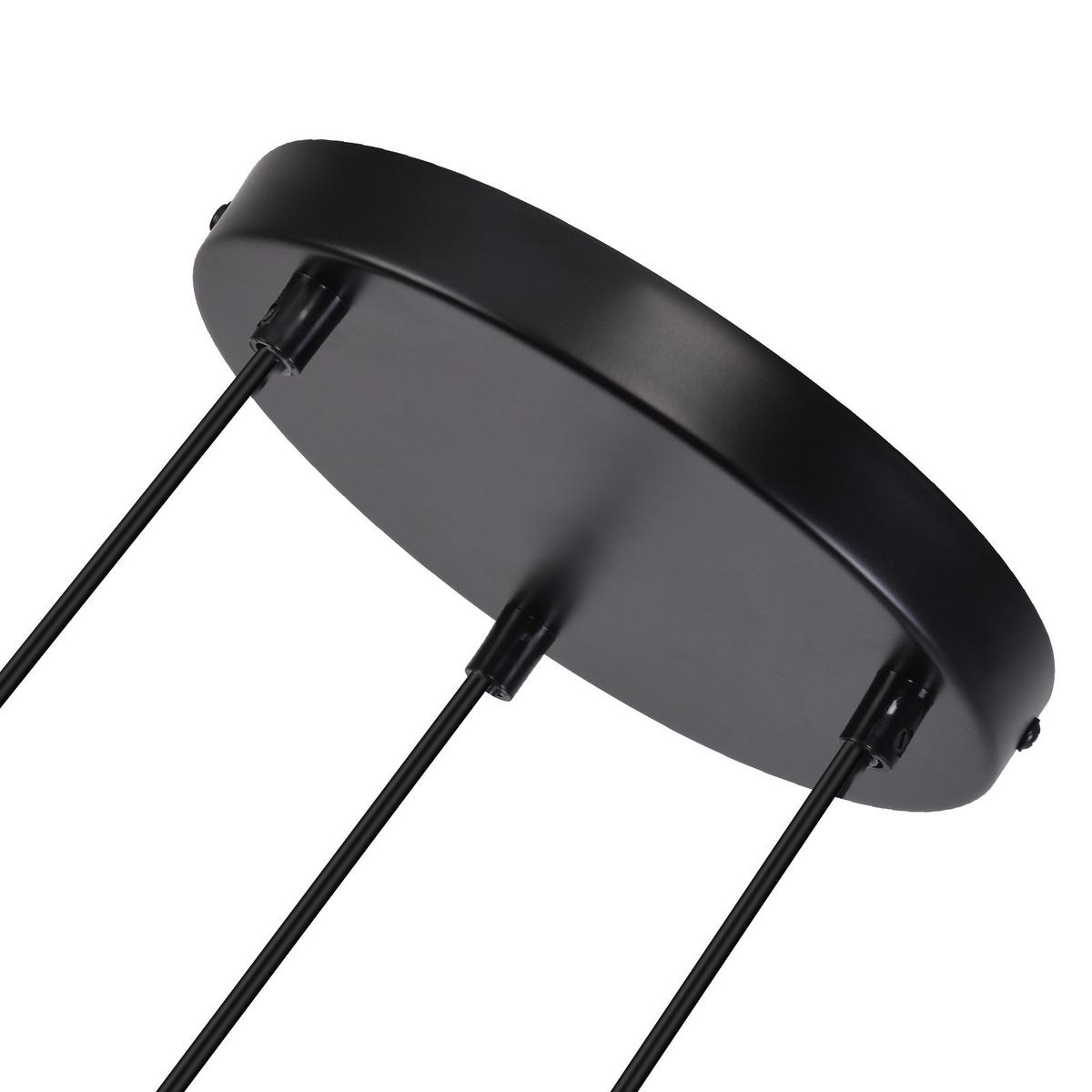 PENDELLEUCHTE Flamgard 20/10.5/140 cm - Schwarz, Metall (20/10.5/140cm) - ZMH