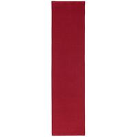 LUXUS LÄUFER HOCHFLOR SHAGGY TEPPICH VELVET - Weinrot, Textil (100/100cm) - Snapstyle
