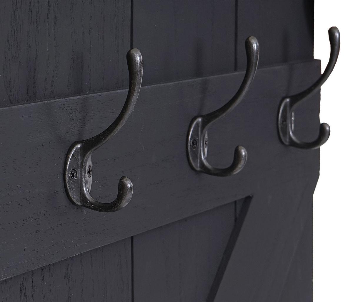 WANDGARDEROBE Grau - Grau, Holz (60/91/10cm) - MCW