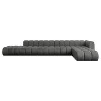 ECKSOFA modulares Sofa Zuvon-L3 - 478x177x70 cm Dunkelgrau - Dunkelgrau, Holzwerkstoff/Textil (478/177cm) - ALTDECOR