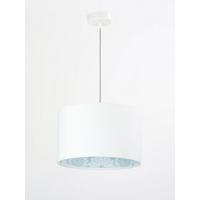 HÄNGELEUCHTE Blau 30/20 cm - Blau/Weiß, Kunststoff (30/0.45/20cm) - ONZENO