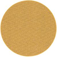 SCHLINGEN DESIGNER TEPPICH NIVA RUND - Currygelb, Textil (200/200cm) - Snapstyle